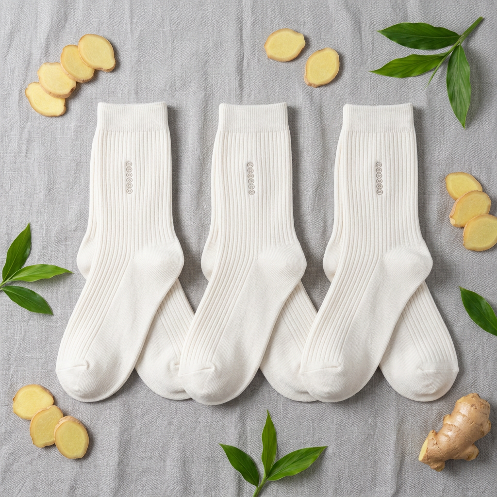 Shiyera ginger wool socks — product image 8